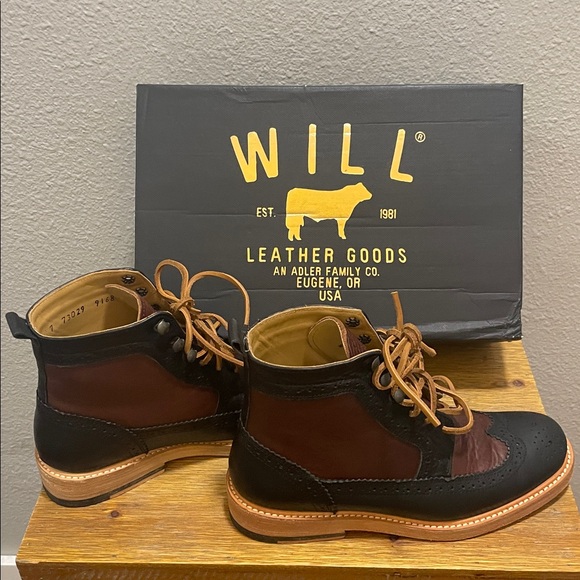 NIB Women’s Will Leather Wing Tip Boot, size 7 - Picture 8 of 9